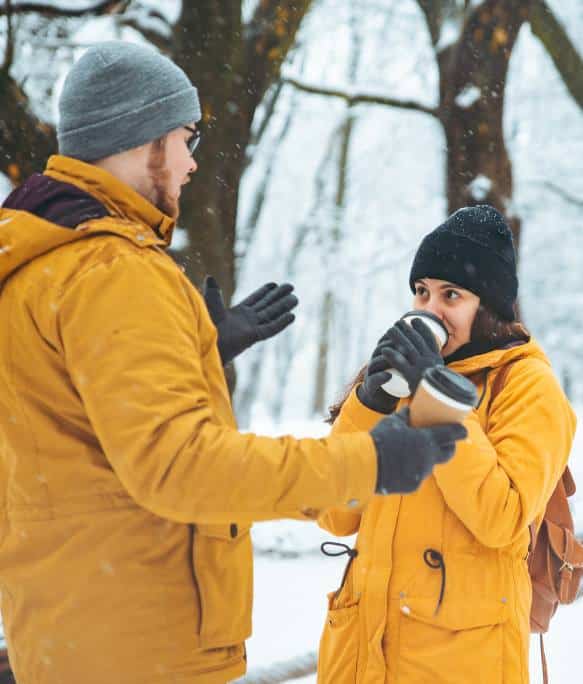 Couples exploring romantic spots